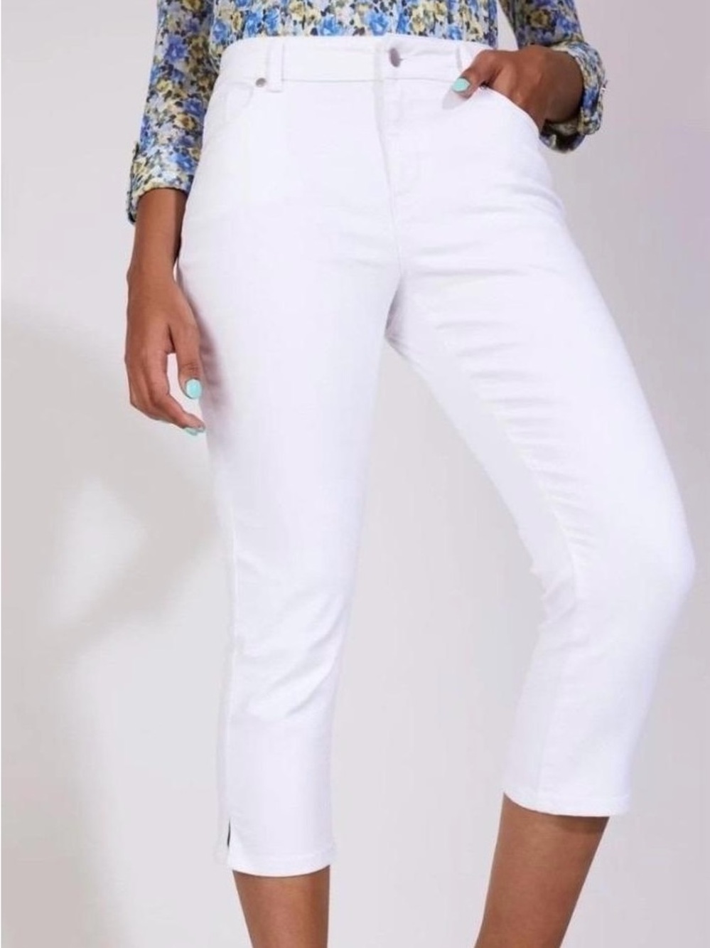 Westport White Women's Capri Jeans